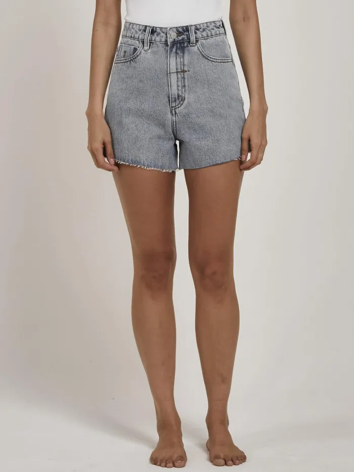 Womens Erica Short Garage Blue Thrills Denim Shorts