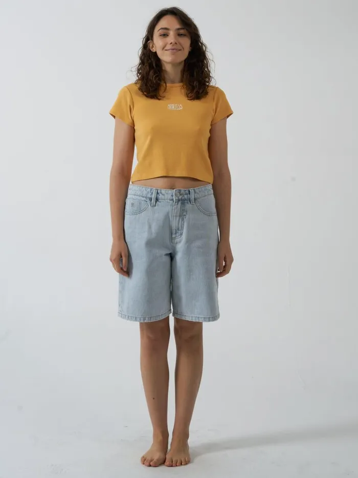 Womens Fisheye Mini Tee Eureka Thrills Tops and Tees