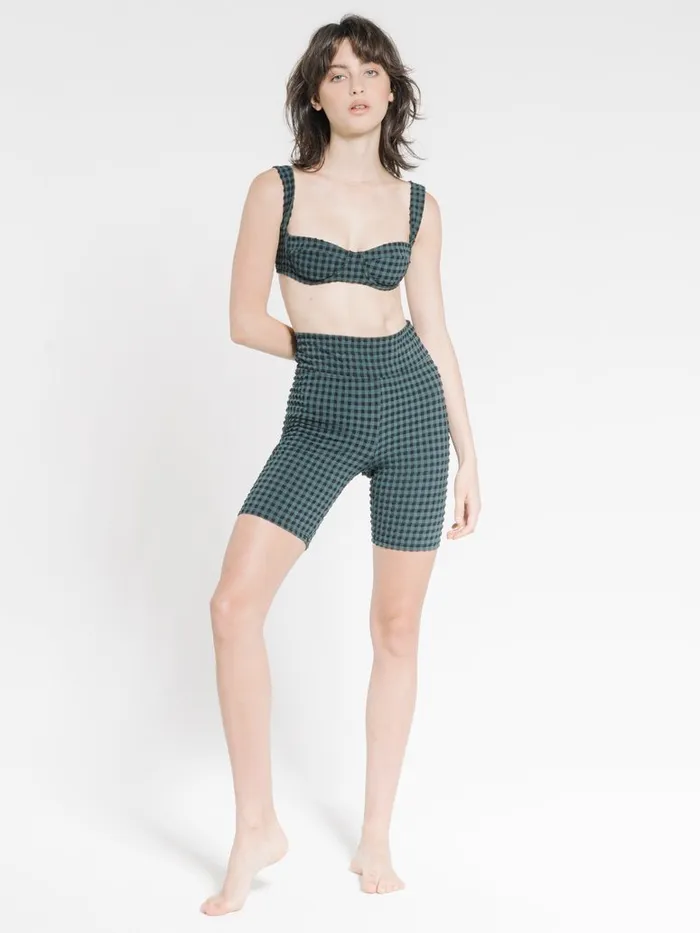 Womens Georgie Bike Short Pine Thrills Shorts