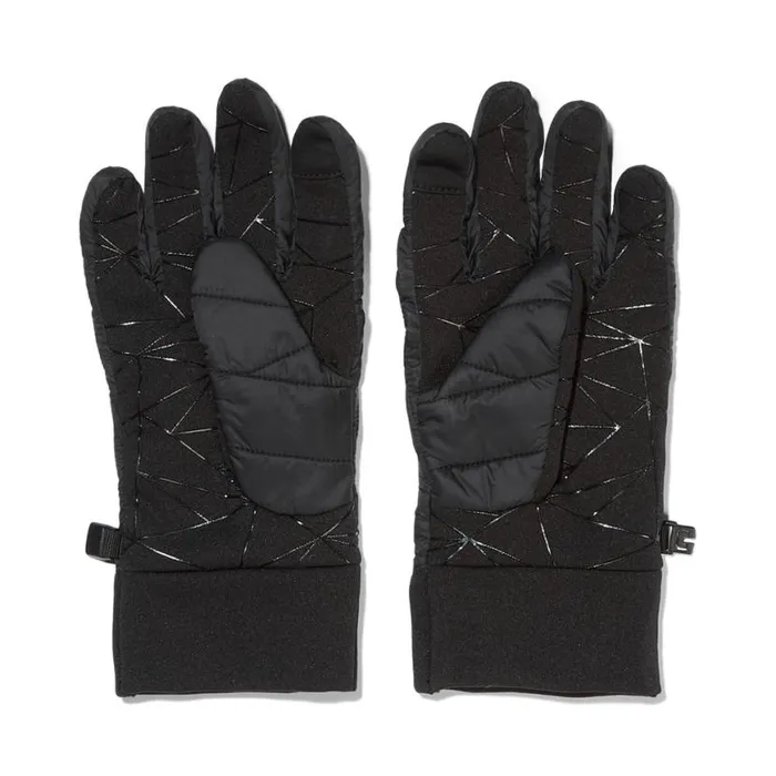 Womens Glissade Hybrid Black Spyder Gloves