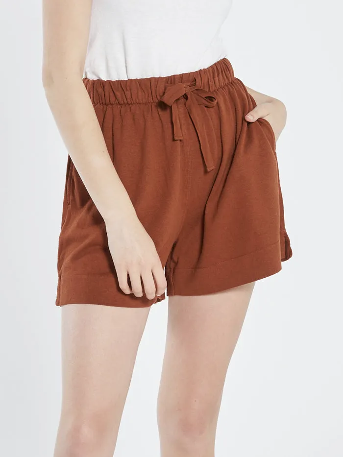 Womens Hemp Field Short Coffee Thrills Shorts