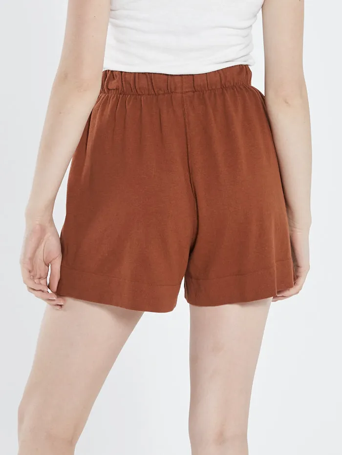 Womens Hemp Field Short Coffee Thrills Shorts