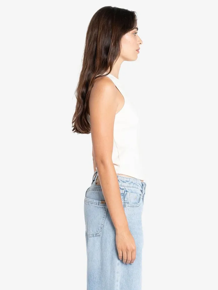 Womens High Standards Curve Tank Cashew Thrills Tops and Tees
