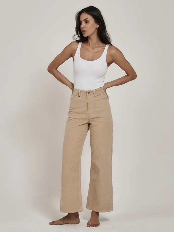 Womens Holly Cord Pant Soft Tan Thrills Pants