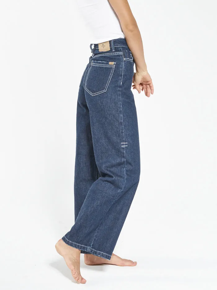 Womens Holly Jean Indigo Rinse Thrills High Waisted Jeans