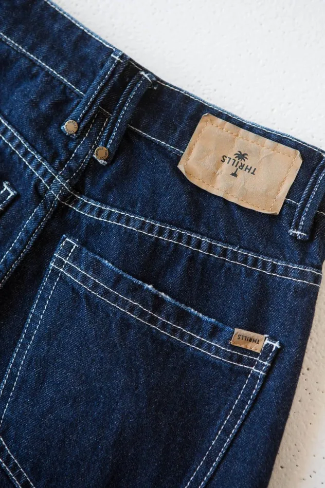 Womens Holly Jean Indigo Rinse Thrills High Waisted Jeans