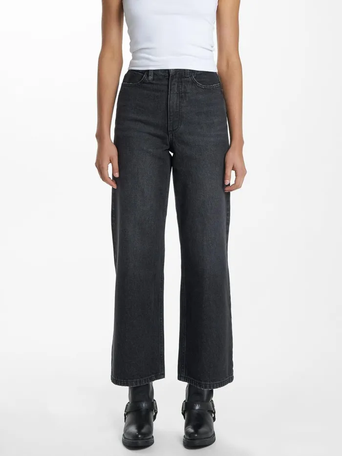 Womens Holly Jean Smoke Black Thrills High Waisted Jeans