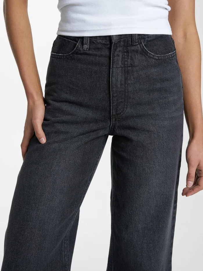 Womens Holly Jean Smoke Black Thrills High Waisted Jeans