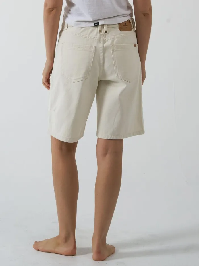 Womens Jordan Short Heritage White Thrills Denim Shorts