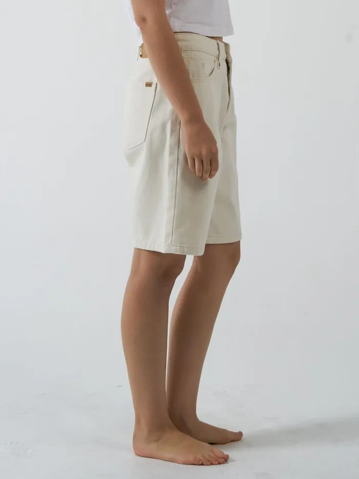 Womens Jordan Short Heritage White Thrills Denim Shorts
