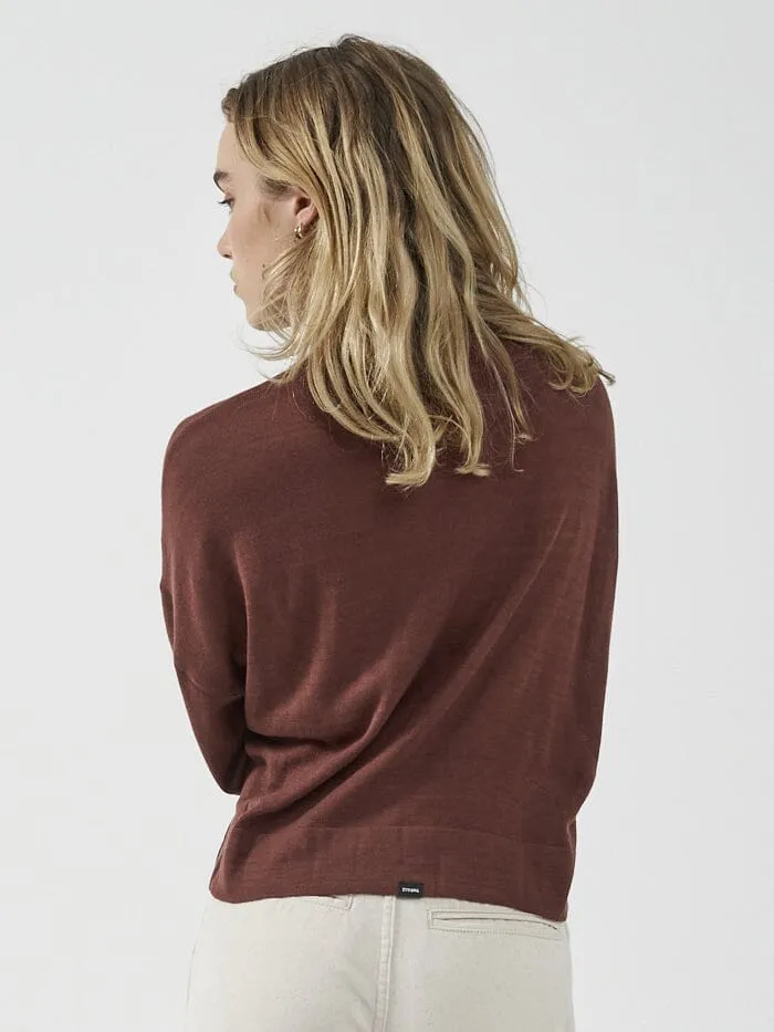 Womens Pause Knit Pullover Port Thrills Sweaters and Fleece