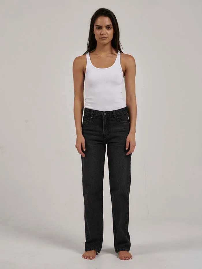 Womens Rachel Jean Smoke Black Thrills Denim
