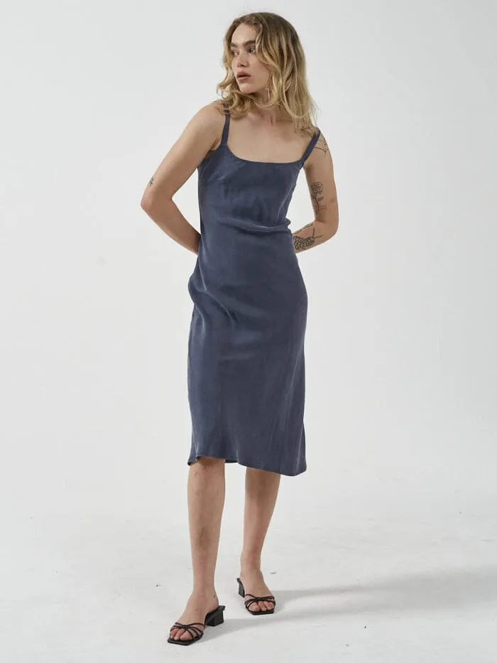 Womens Sasha Slip Dress Marine Blue Thrills Dresses