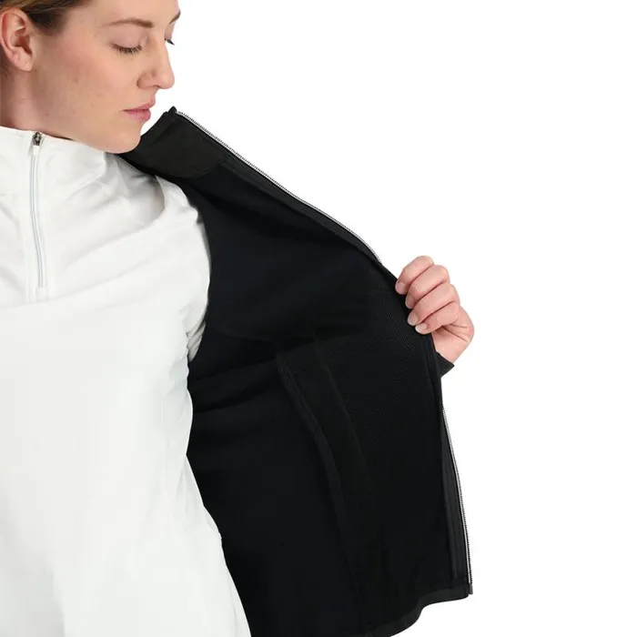 Womens Speed Full Zip Black Spyder Fleece