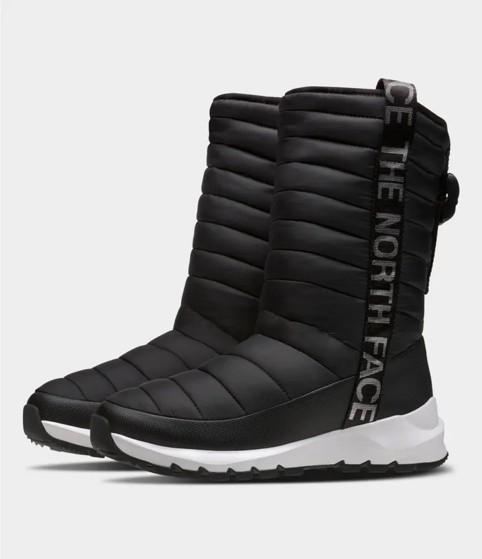 Womens ThermoBall Tall Tnf Blacktnf White The North Face Winter Boots