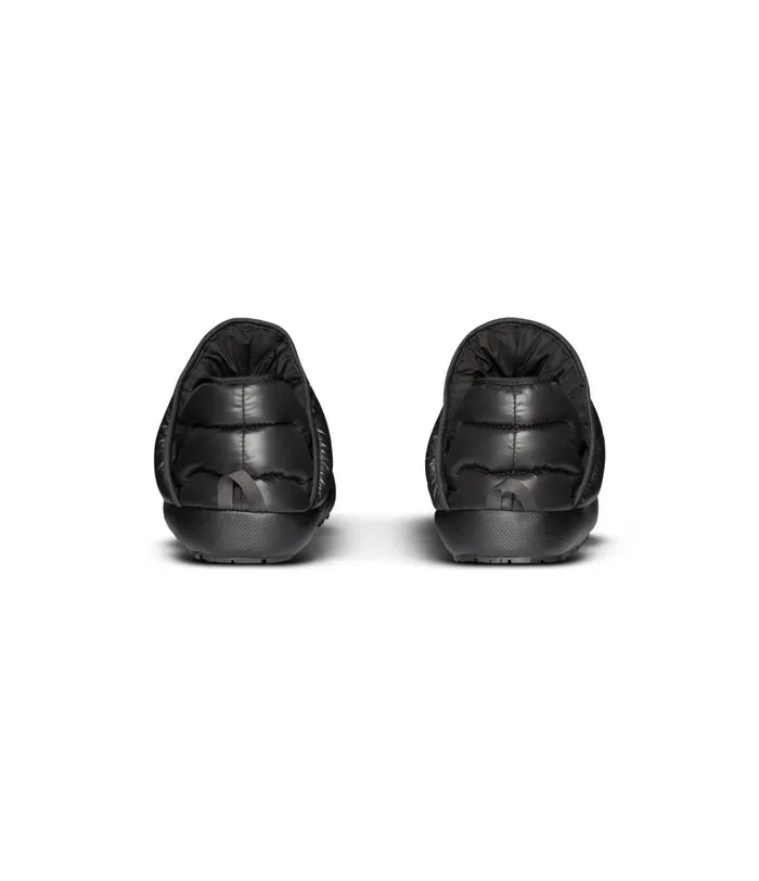 Womens Thermoball Traction Booties Shiny Tnf Blackbeluga Grey The North Face Slippers