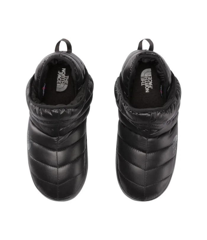 Womens Thermoball Traction Booties Shiny Tnf Blackbeluga Grey The North Face Slippers