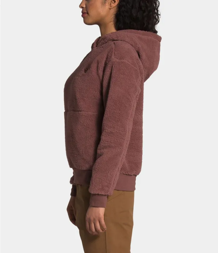 Womens W SHERPA PO HOODIE Marron Purple The North Face Hoodies and Sweatshirts