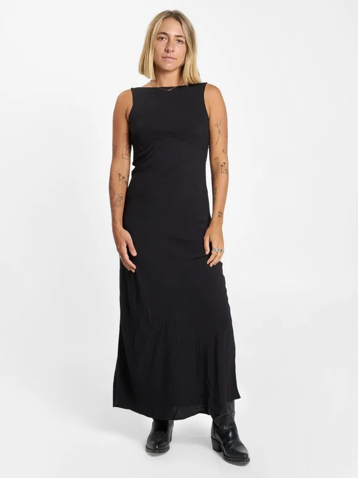 Womens Xavier Bias Dress Black Thrills Dresses