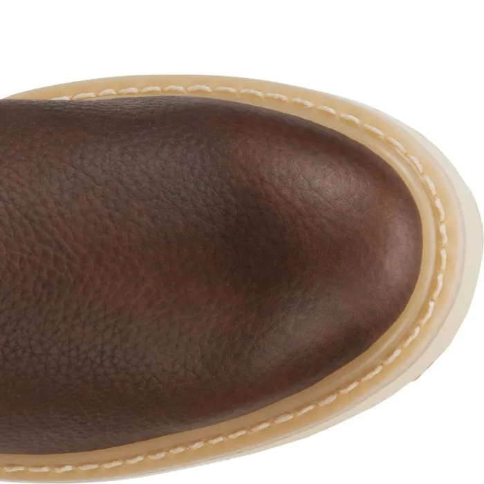 Work Men Justin Boots Axe 10034 Work Boot Wedge Light Brown 040brown041