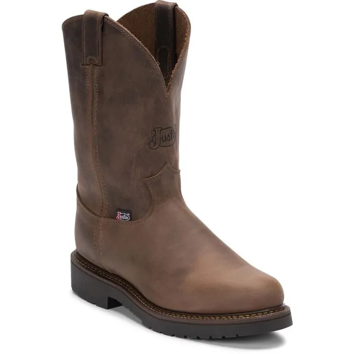 Work Men Justin Boots Balusters 11034 Work Boot Bay Gaucho 040brown041