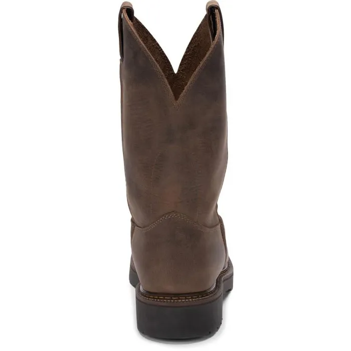 Work Men Justin Boots Balusters 11034 Work Boot Bay Gaucho 040brown041