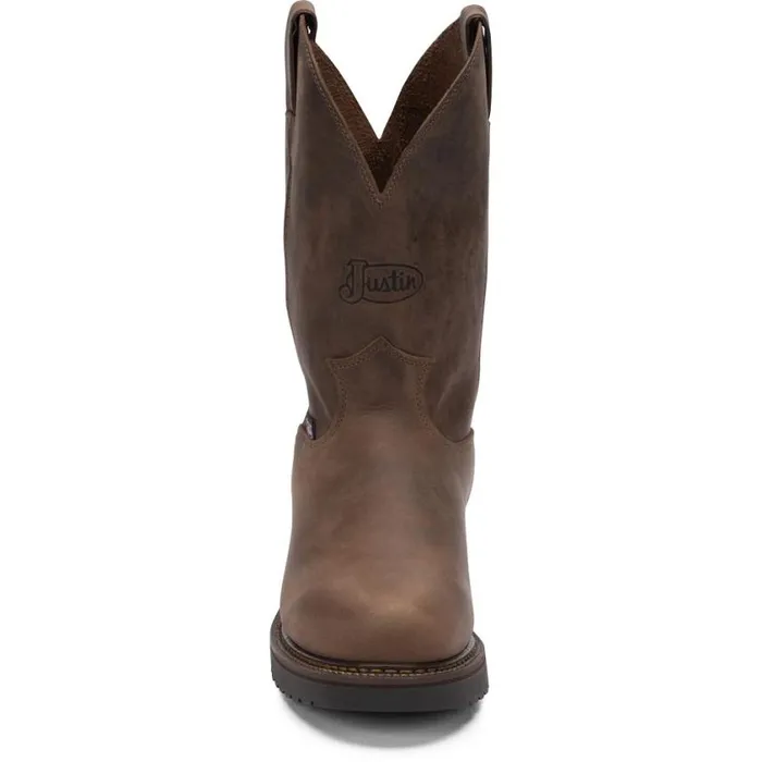 Work Men Justin Boots Balusters 11034 Work Boot Bay Gaucho 040brown041