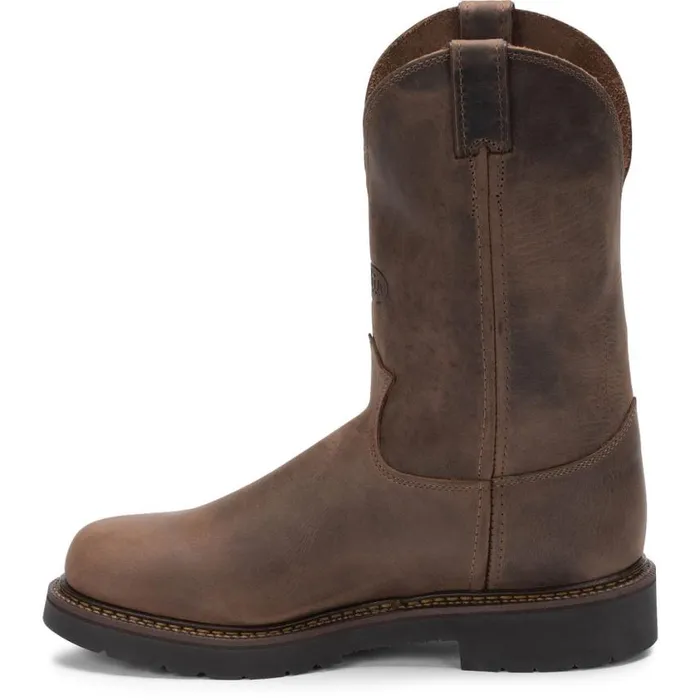 Work Men Justin Boots Balusters 11034 Work Boot Bay Gaucho 040brown041