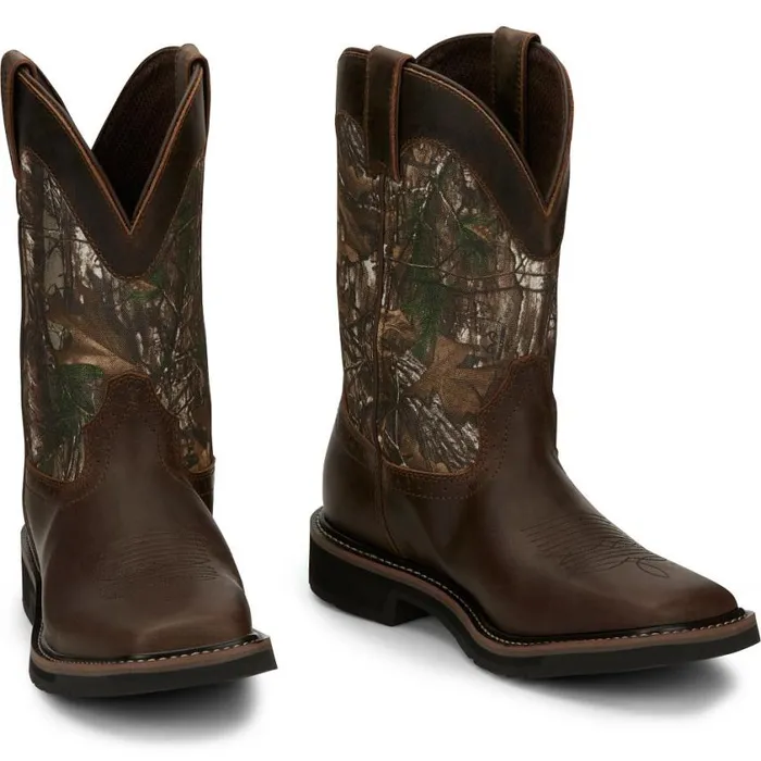 Work Men Justin Boots Trekker 11034 Waterproof Work Boot Chocolate Brown 040brown041 Work Men Justin Boots Trekker 11034 Waterproof Work Boot Chocolate Brown 040brown041