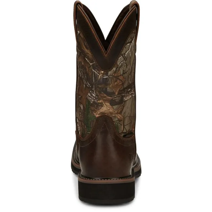 Work Men Justin Boots Trekker 11034 Waterproof Work Boot Chocolate Brown 040brown041