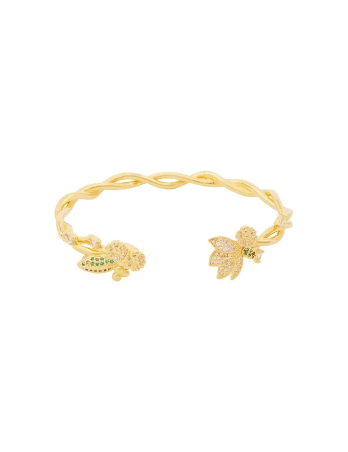 Zimmermann Bracelets Zimmermann Bloom Cuff Goldgreen 8211 Women