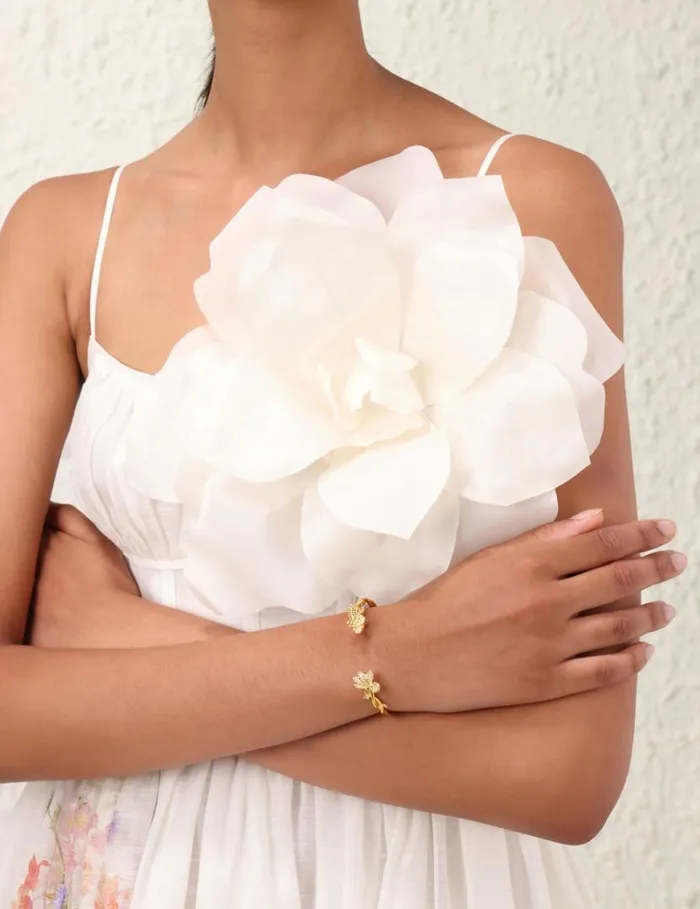 Zimmermann Bracelets Zimmermann Bloom Cuff Goldgreen 8211 Women
