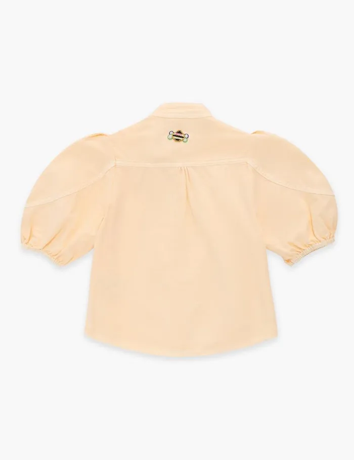 Zimmermann Clothing August Utility Denim Top Macaroon 8211 Kids