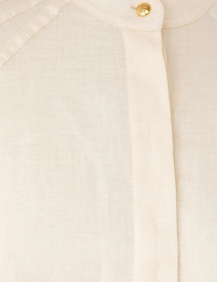 Zimmermann Clothing Kaftan Top Cream 8211 Women