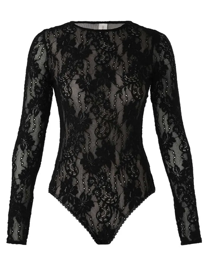 Zimmermann Clothing Lace Bodysuit Black 8211 Women