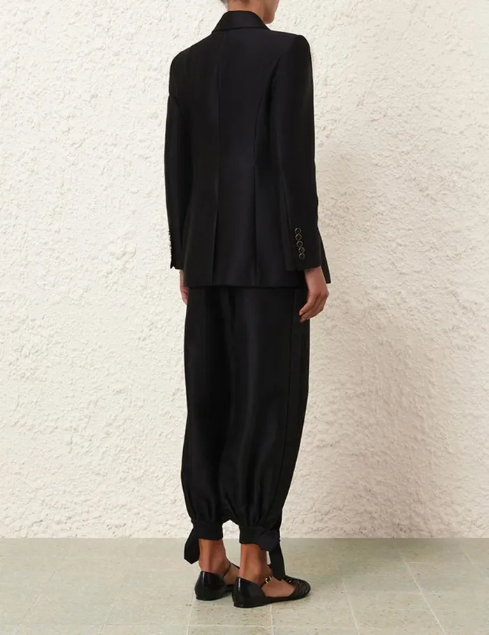 Zimmermann Clothing Natura Fitted Jacket Black 8211 Women
