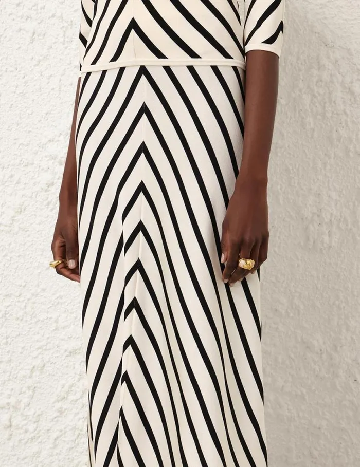 Zimmermann Clothing Natura Swing Skirt Chevron 8211 Women