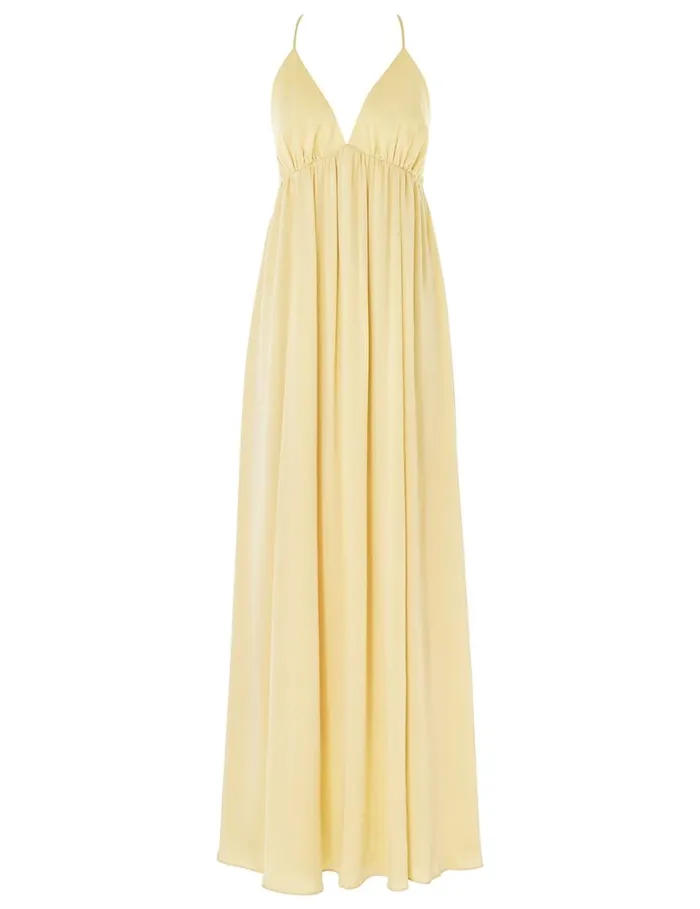 Zimmermann Clothing Silk Slip Dress Butter 8211 Women