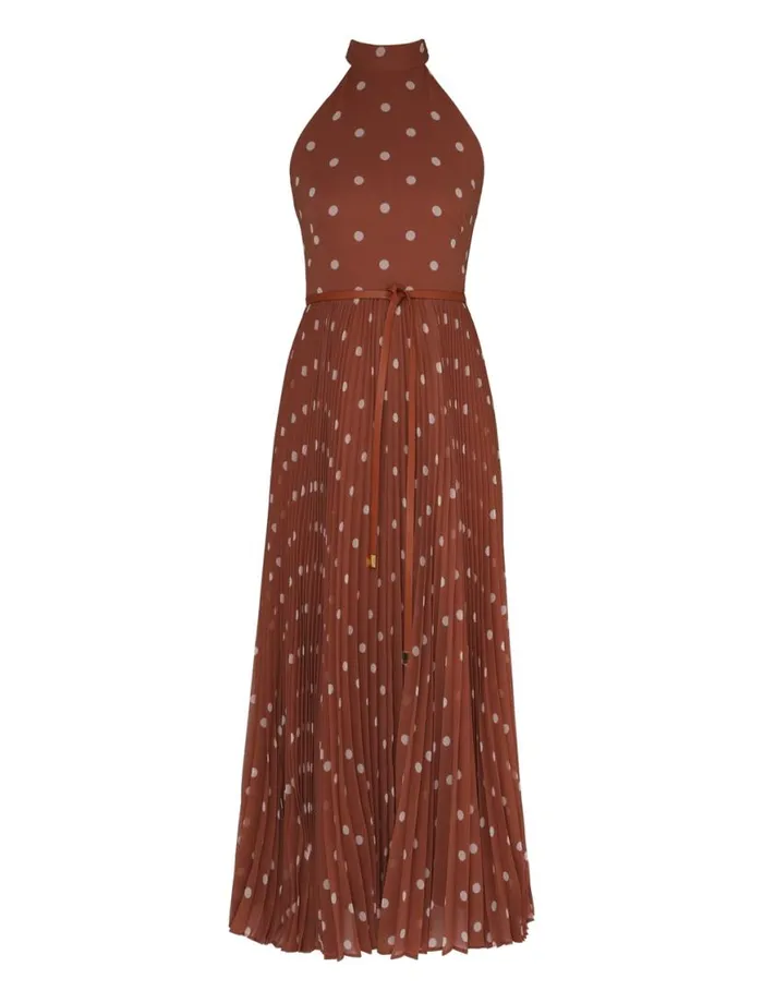 Zimmermann Clothing Sunray Picnic Dress Aragoncream Dot 8211 Women