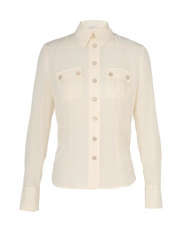 Zimmermann Clothing Utility Body Shirt Cream 8211 Women