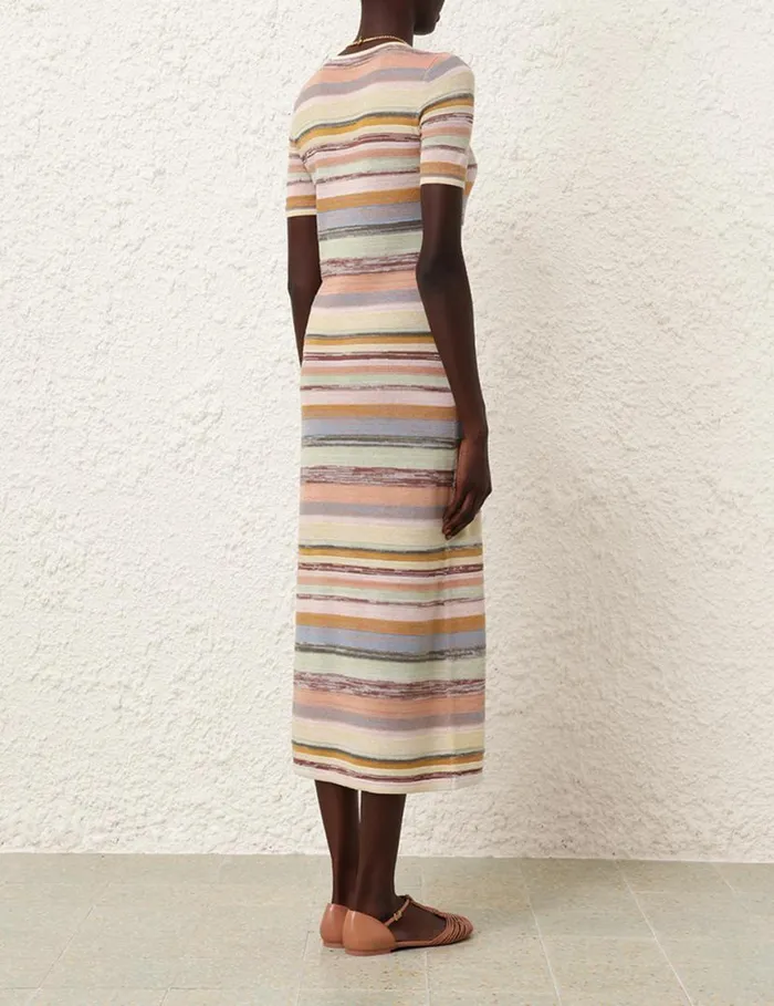 Zimmermann Dresses Natura Mouline Midi Dress Multi 8211 Women