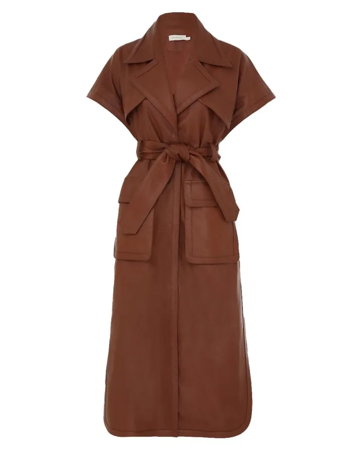 Zimmermann Dresses Natura Sleeveless Dress Toffee 8211 Women