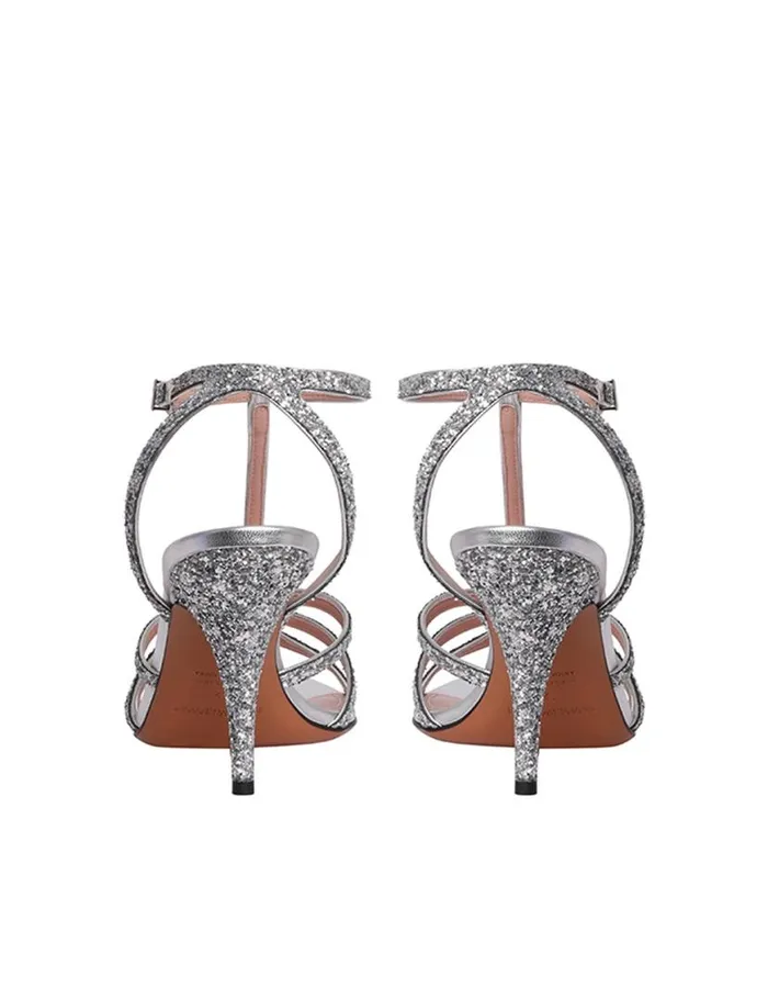 Zimmermann Heeled Sandals Zimmermann Aura Sandal 85 Silver 8211 Women