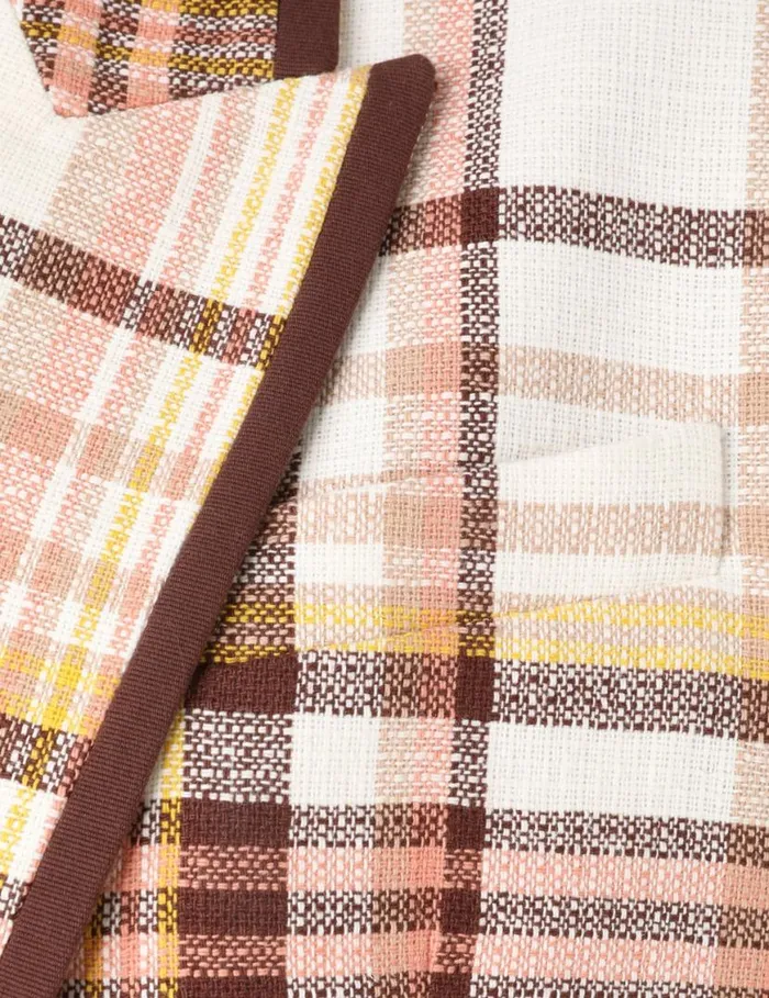 Zimmermann Jackets and Coats Matchmaker Check Jacket Cream Check 8211 Women