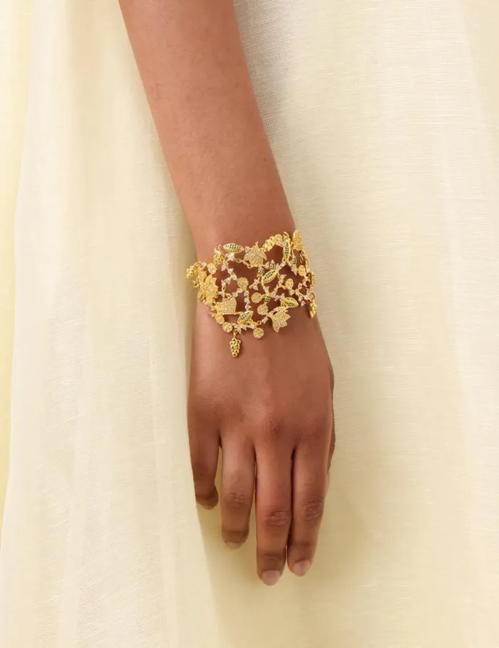 Zimmermann Jewellery Zimmermann Bloom Bracelet Goldgreen 8211 Women