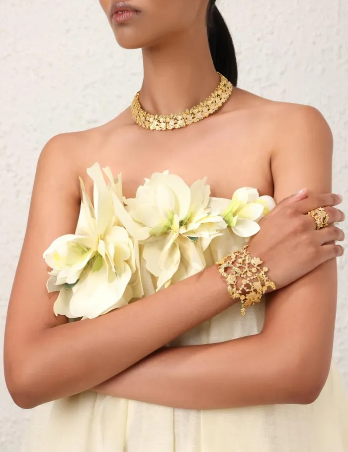 Zimmermann Jewellery Zimmermann Bloom Bracelet Goldgreen 8211 Women