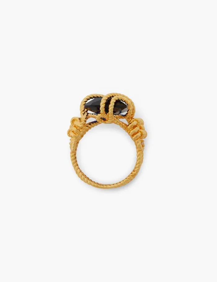 Zimmermann Jewellery Zimmermann Bloom Ring Goldsapphire 8211 Women