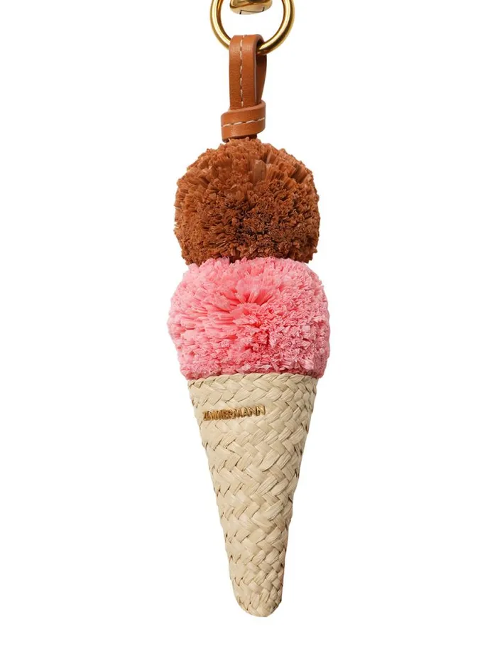 Zimmermann Keychains and Charms Ice Cream Bag Charm Natural 8211 Women