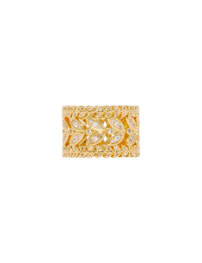 Zimmermann Rings Zimmermann Laurel Band Ring Gold 8211 Women
