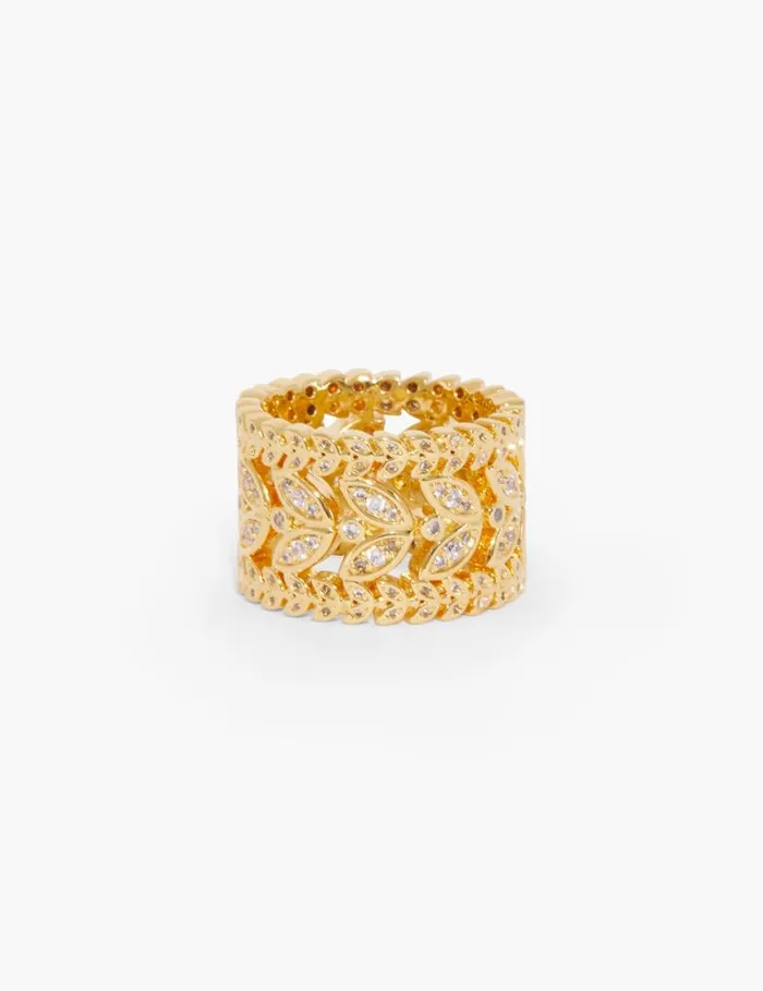 Zimmermann Rings Zimmermann Laurel Band Ring Gold 8211 Women